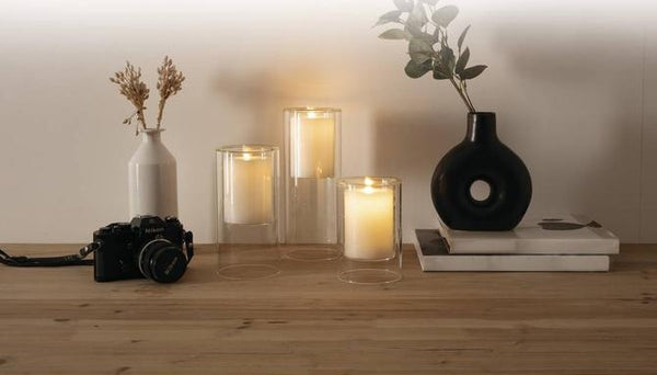 Velas LED Aura, set de 3