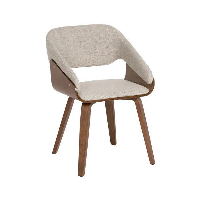 Silla Gala tapizada con patas de haya