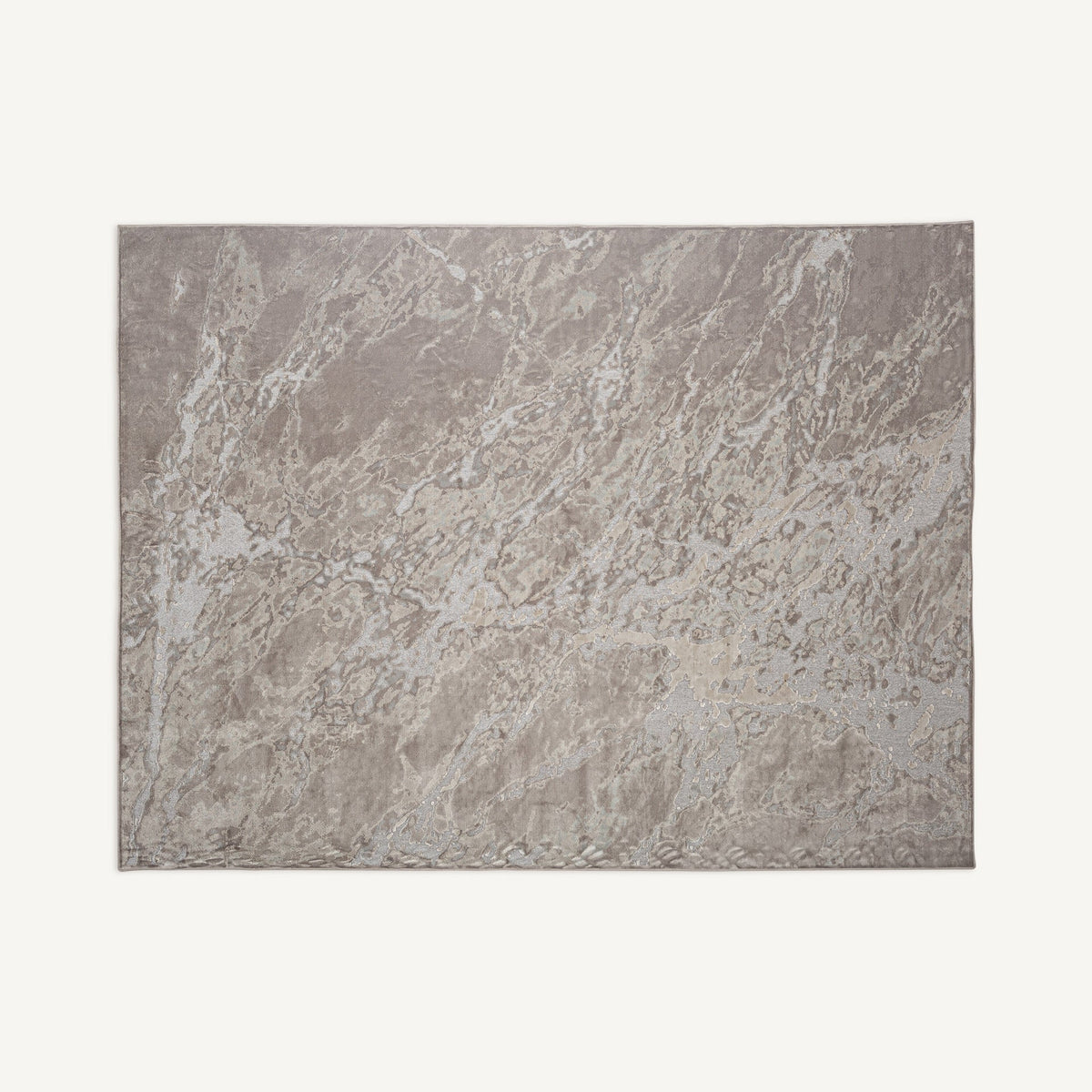 Alfombra Galea en tonos claros sobre base beige