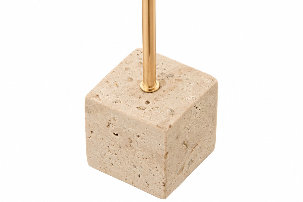 Base de mármol travertino del Candelabro Évora