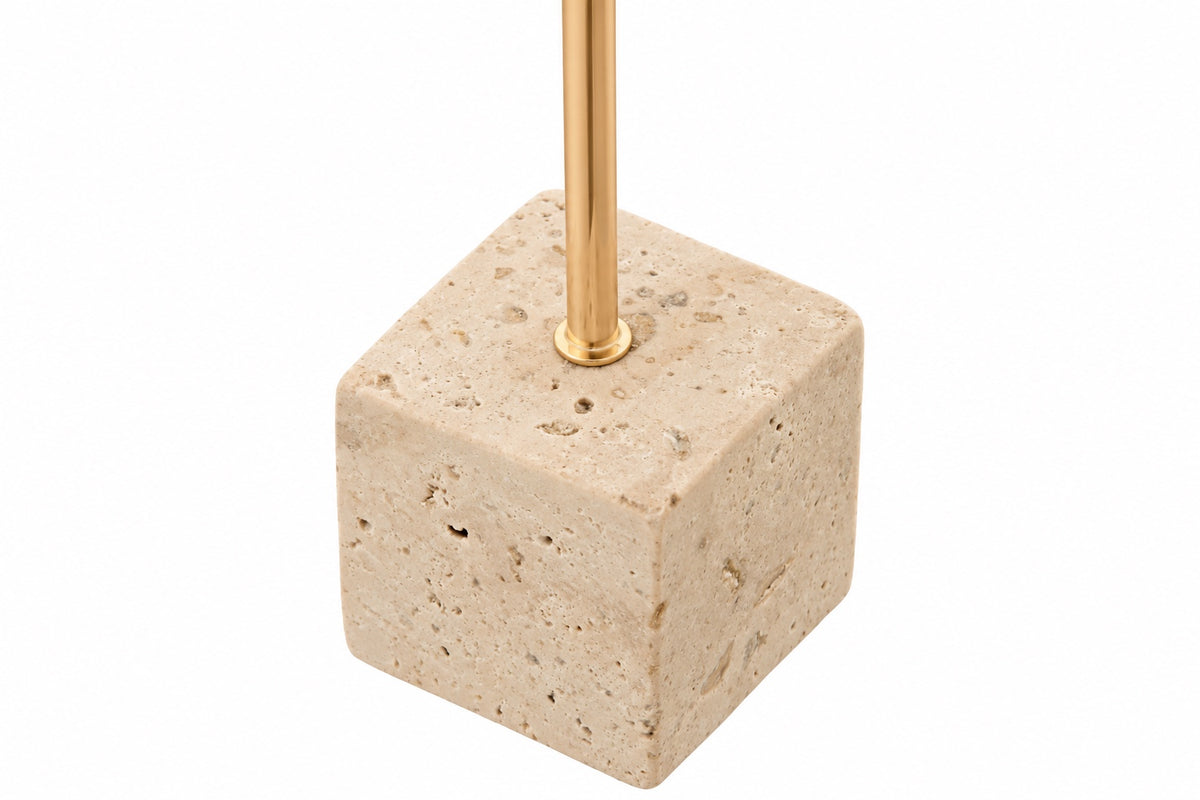 Base de mármol travertino del Candelabro Évora