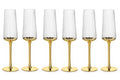 Copas Flauta Golden, set de 6