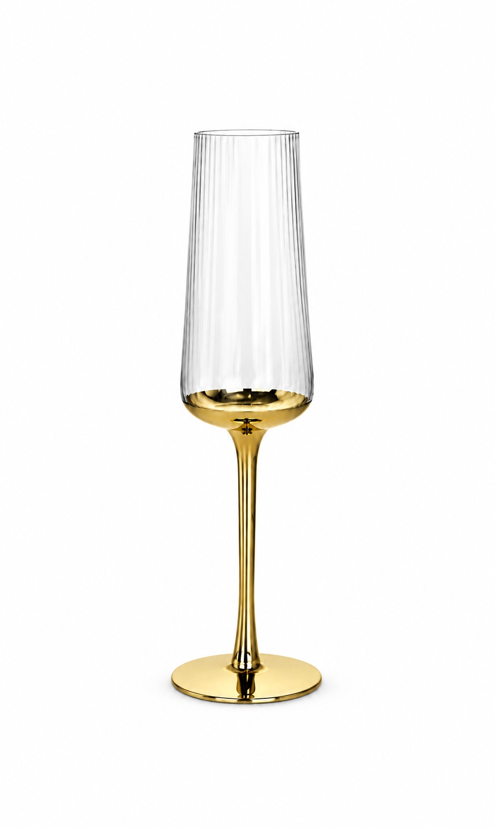 Copas Flauta Golden, set de 6