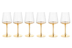 Copas de Vino Golden, set de 6