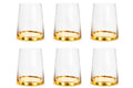 Vasos Golden, set de 6