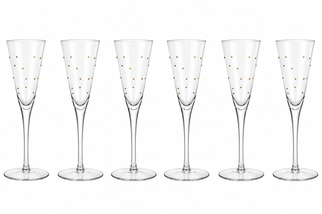Copas Flauta Bijou, set de 6