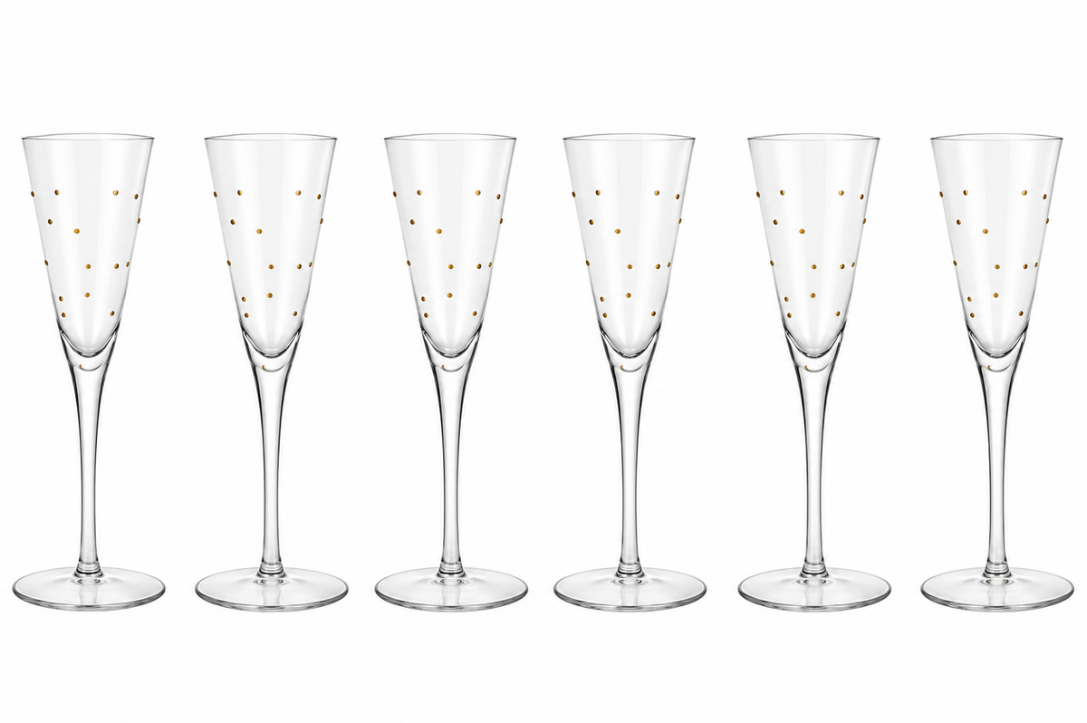 Copas Flauta Bijou, set de 6