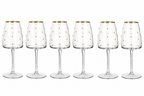 Copas de Vino Bijou, set de 6