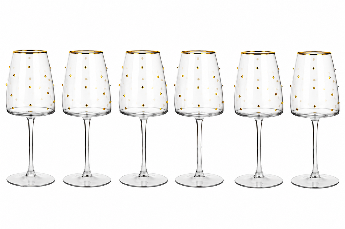 Copas de Vino Bijou, set de 6