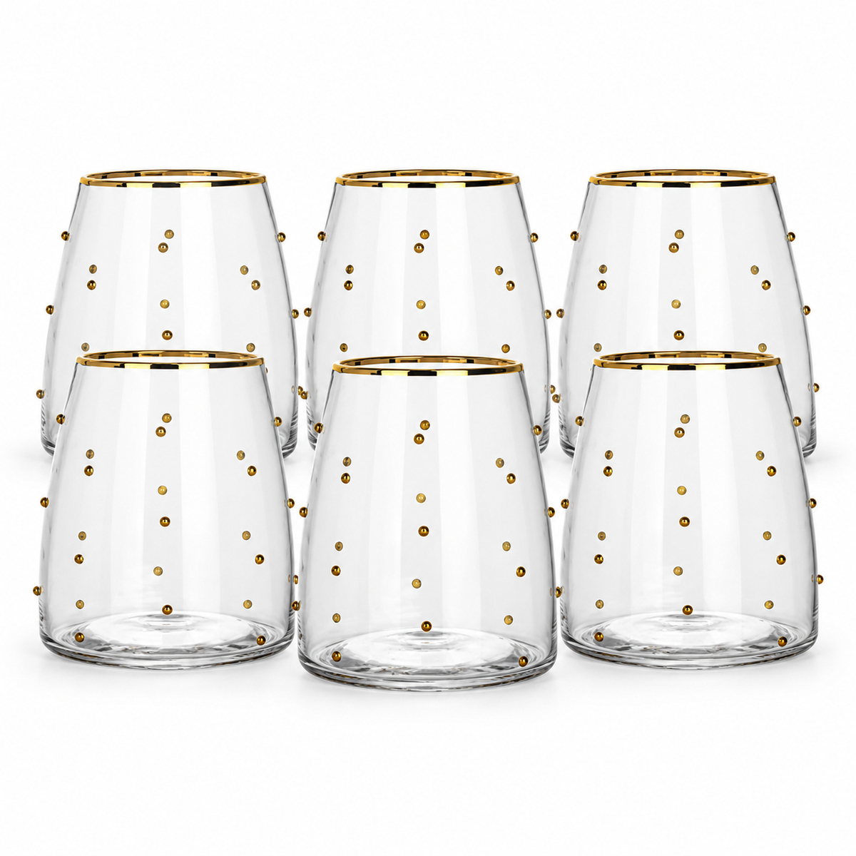 Vasos Bijou, set de 6