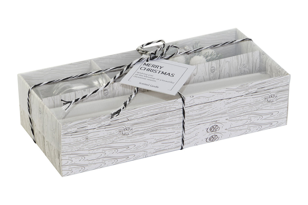 Velas Winter Glow, set de 4