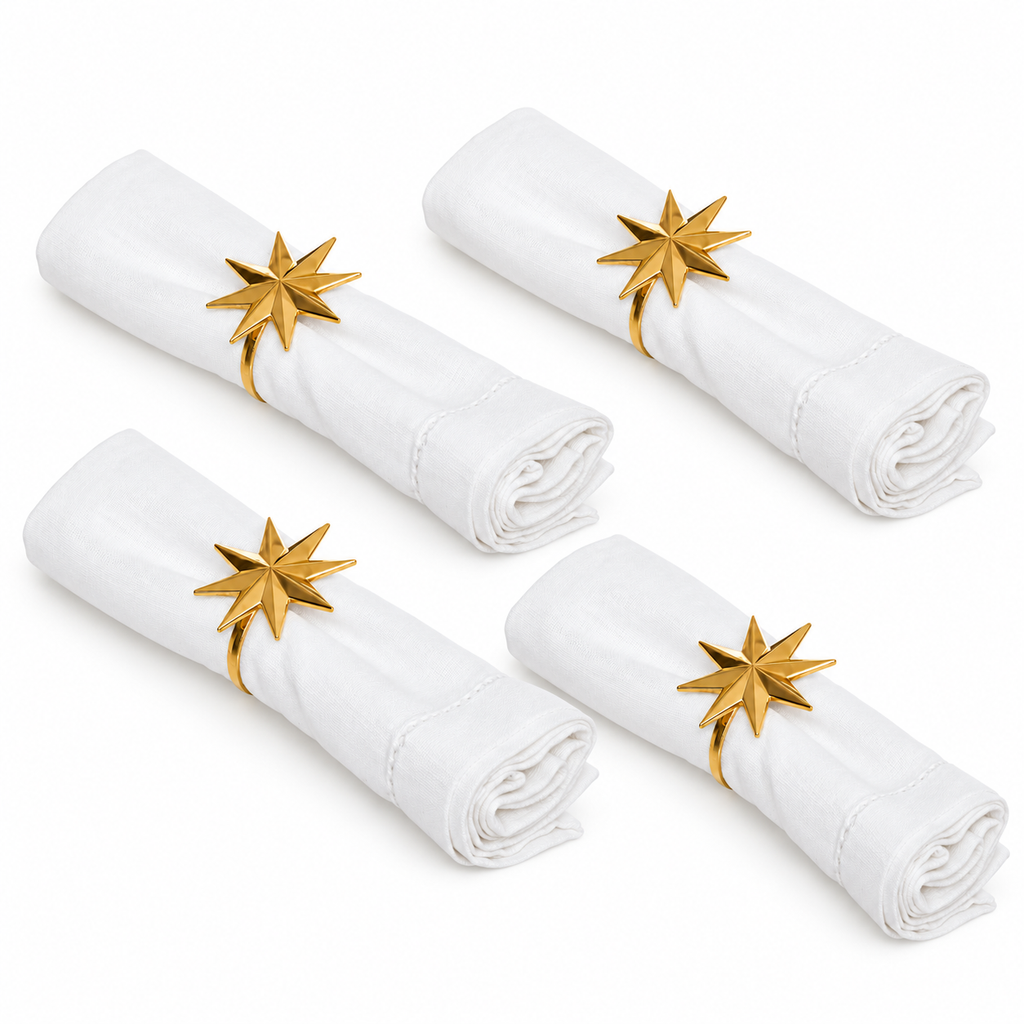 Servilleteros Éclat, set de 4