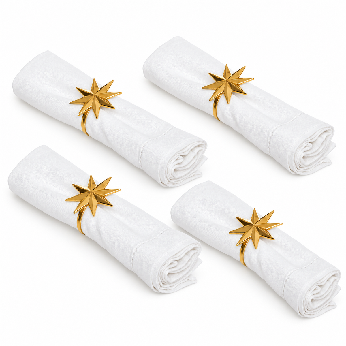 Servilleteros Éclat, set de 4