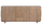 Buffet Arles de madera de mango con puertas talladas