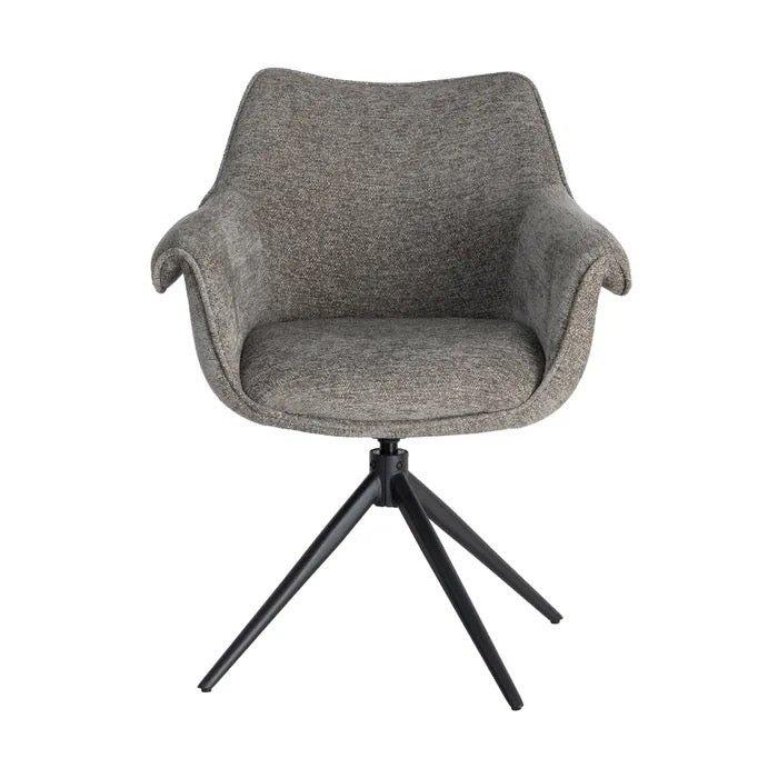 Silla Amara gris vista de frente
