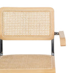Respaldo y asiento de rejilla de ratán de la silla Berlín
