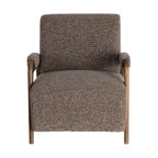 Sillón Noren marrón de frente