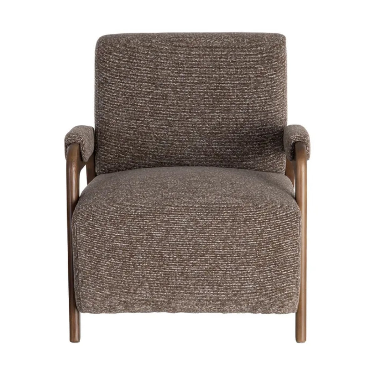Sillón Noren marrón de frente
