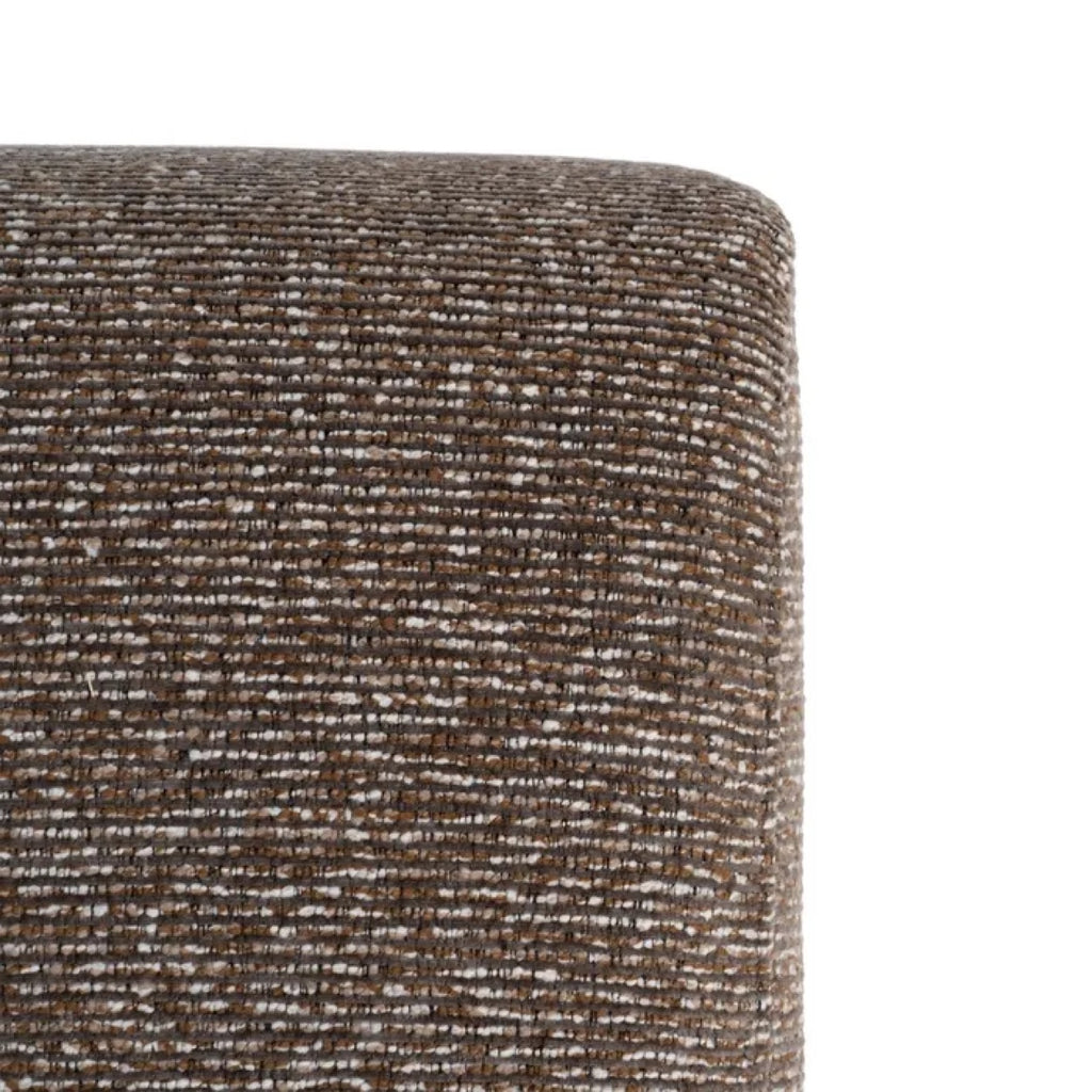 Tejido jaspeado marrón del sillón Noren