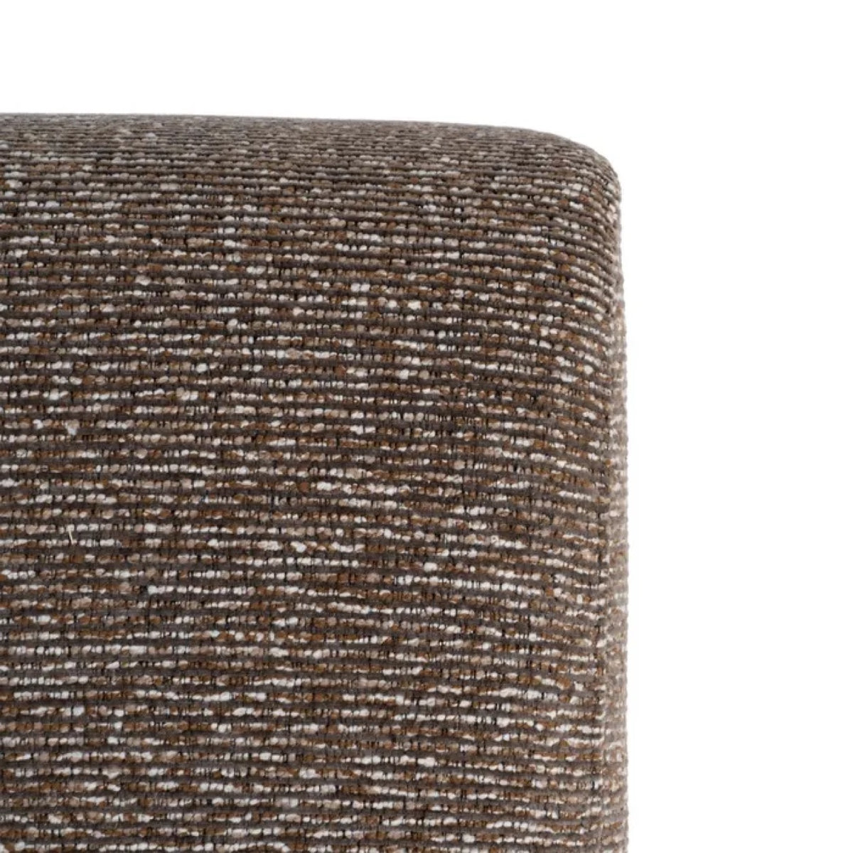 Tejido jaspeado marrón del sillón Noren