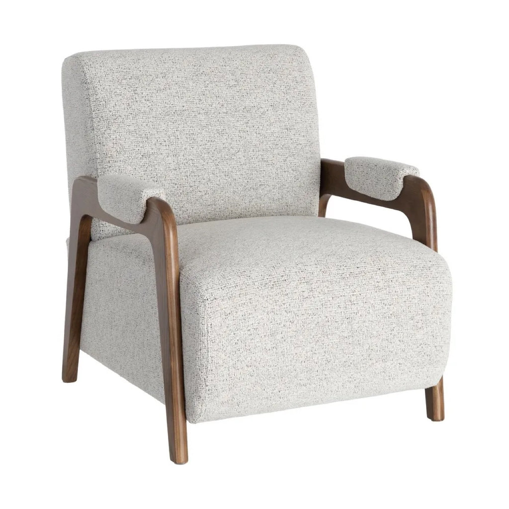 Sillón Noren beige de lado