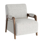 Sillón Noren beige de lado
