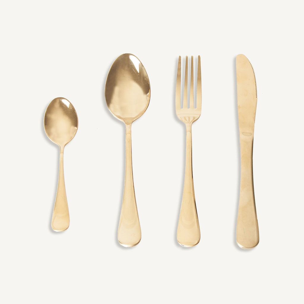 Cubertería Gold
